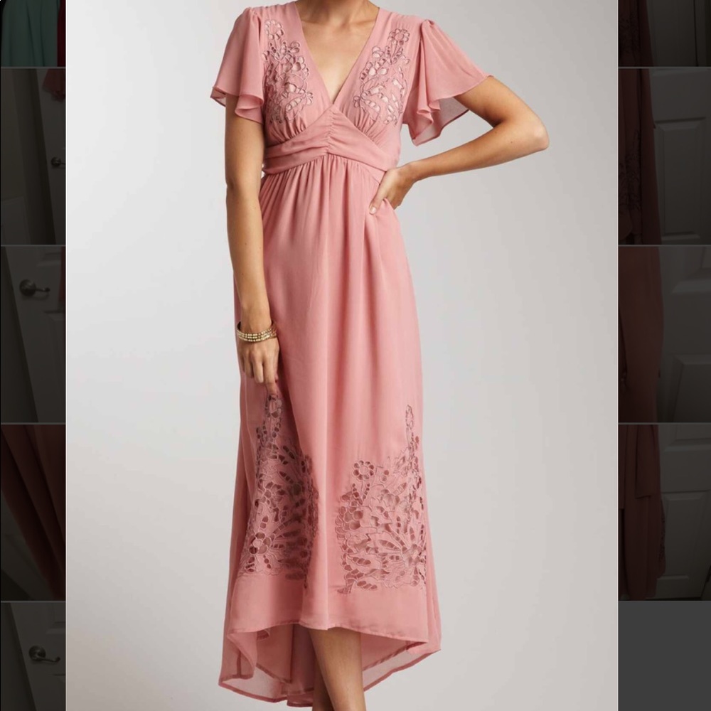 Beautiful Blush maxi dress